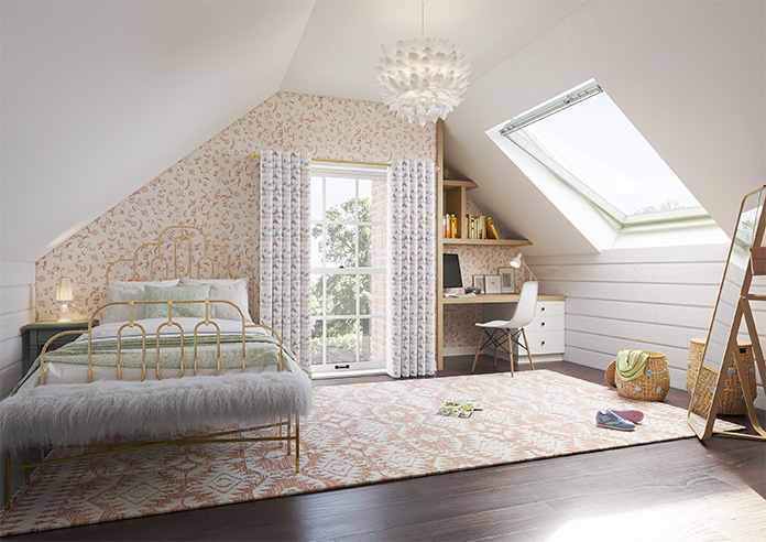 Cloudy Peaks, Rosey Hues - Made to Measure Curtains - Image 7